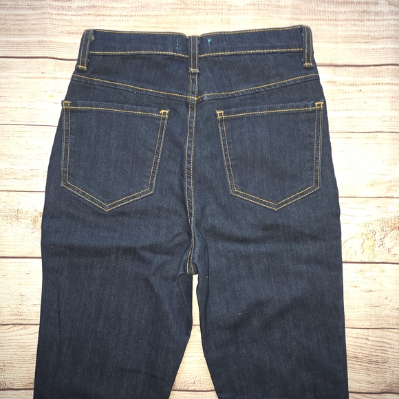 Dark Blue Women's Jeans - Picture 3 of 7